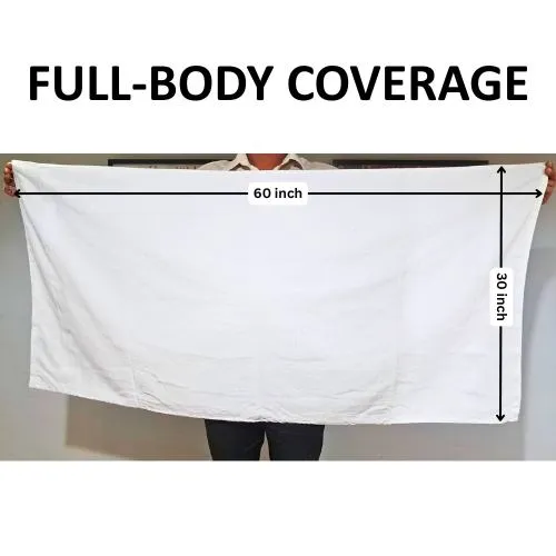 Non-Woven Disposable Gown for Spa, Salon & Parlors (Pack of 100) Black