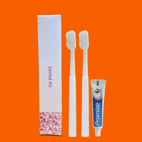 Hotel Dental Kit- 2 Toothbrush + Promise(10gm) + 1 Paper Box