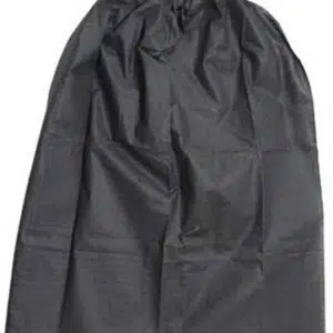 Non-Woven Disposable Gown for Spa, Salon & Parlors (Pack of 100) Black
